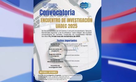 Invita UAdeC al Encuentro de Investigación 2025