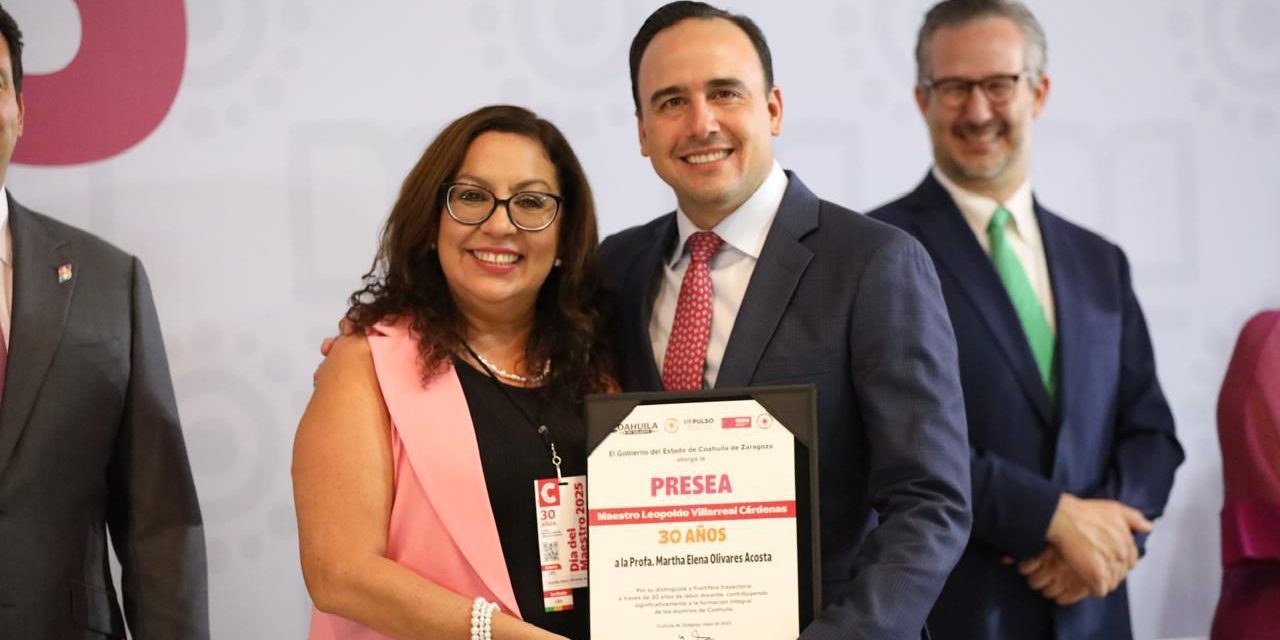 Coahuila tiene a las y los mejores maestros de México; afirma Manolo Jiménez