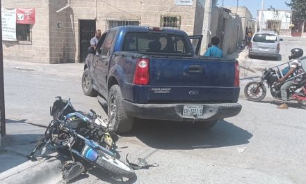Menor causa accidente en Parras de la Fuente.