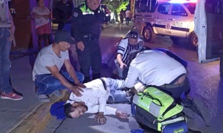 Saltillo: Motociclistas le pasan por encima, lo dejan lesionado y huyen a toda prisa