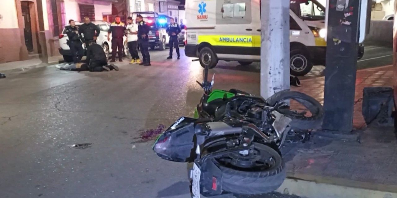 Muere joven tras varios días hospitalizado por accidente en motocicleta en el Centro de Saltillo