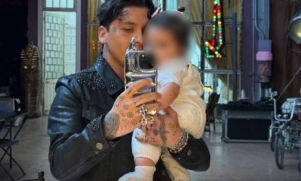 Nodal se reencuentra con su hija Inti en la CDMX (video)