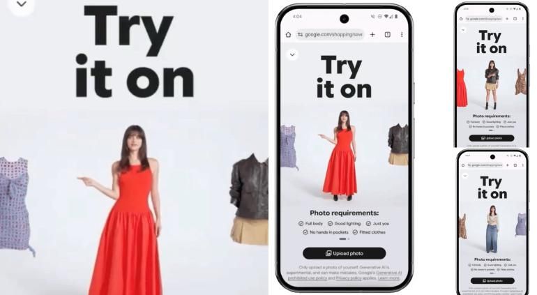 Google lanza función para ‘probarse’ ropa con inteligencia artificial