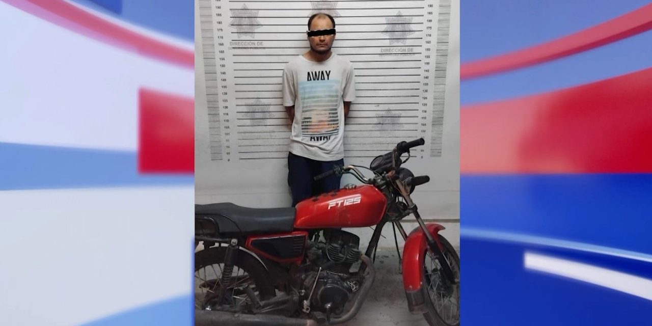 Recupera Comisaría motocicleta con reporte de robo en Saltillo