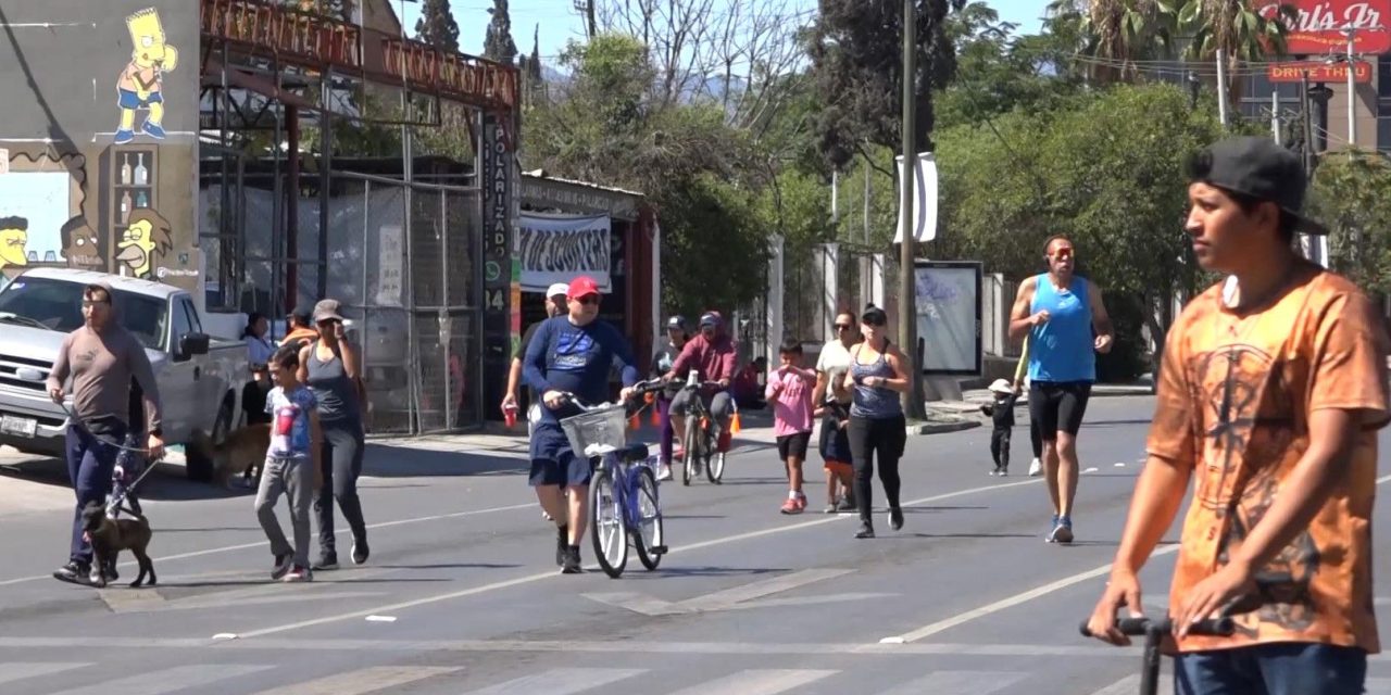 Saltillenses disfrutan la Ruta Recreativa