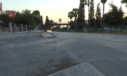 Saltillo tuvo poco tráfico vehicular