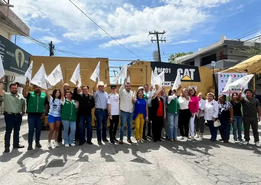 Arranca obra de pavimentación en el Centro de Monclova