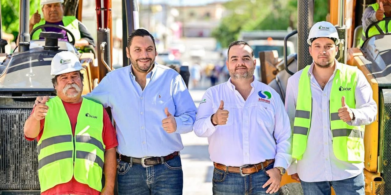 Carlos Villarreal continúa con arranques de obras en Monclova