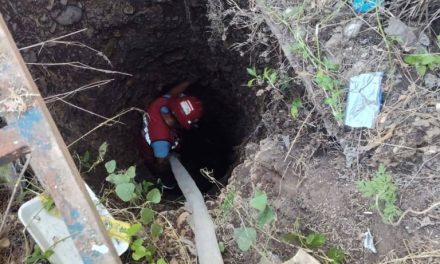 Rescatan a cachorro de un pozo en Múzquiz