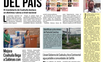 Portada RCG Carbonífera [14 de junio de 2025] Manolo Jiménez, entre los mejores gobernadores del país; Mejora Coahuila llega a Sabinas con minisplits a bajo costo y más…