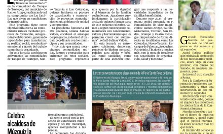 Portada RCG Carbonífera [29 de junio de 2025] DIF Coahuila arranca el programa ‘Salud y bienestar Comunitario’; Zulma Guerrero llama a frenar feminicidios en la región y más…