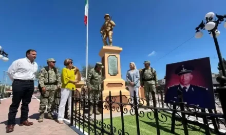 Inauguran Plaza del Ejército en honor a General Maurilio Roberto Falcón Flores