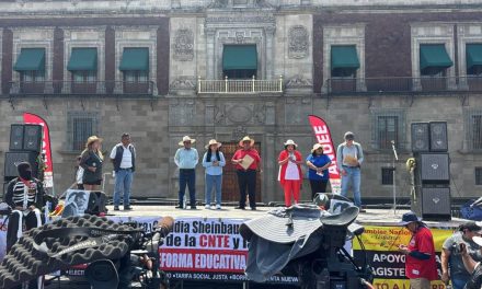 CNTE levanta plantón, pero advierte: ‘regresaremos y seremos millones’