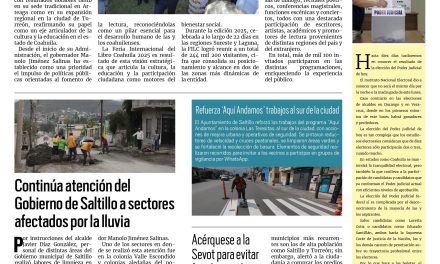 Portada RCG Media [1 de junio de 2025] FILC 2025 demuestra que en Coahuila leer es de gigantes; Aprueba Cabildo de Ramos lazos de cooperación y más…