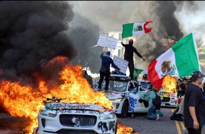 Sheinbaum condena violencia en protestas migratorias en Los Ángeles y defiende el papel de los mexicanos en EE. UU.
