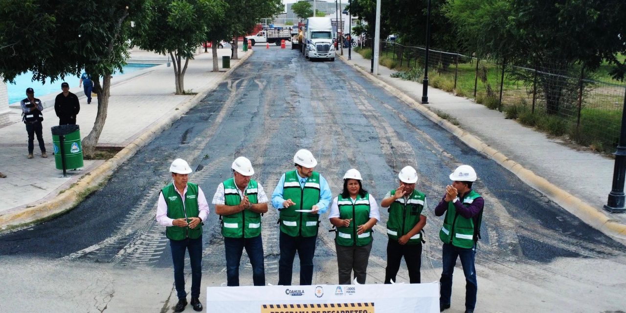 Gobierno de Tomás Gutiérrez arranca más obras de recarpeteo