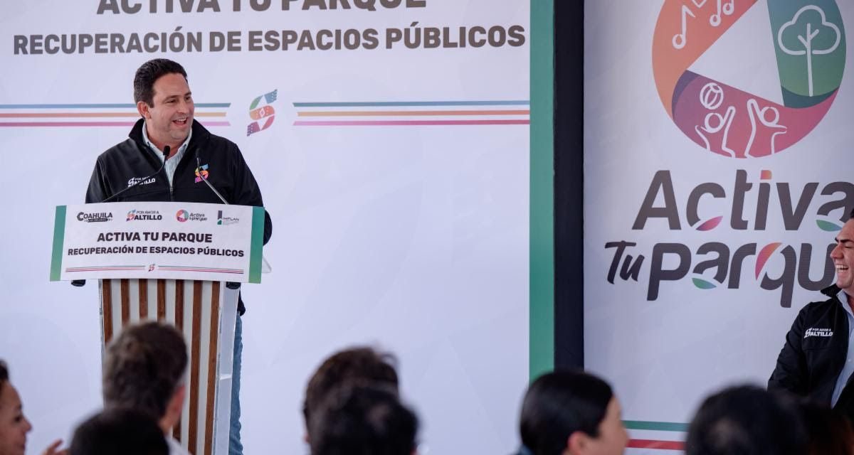 Avanza Javier Díaz con el programa ‘Activa tu Parque’