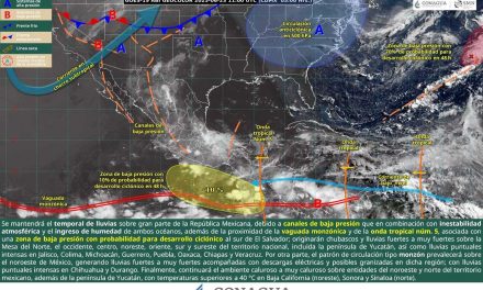 Estado vivirá semana de lluvias y tormentas eléctricas 