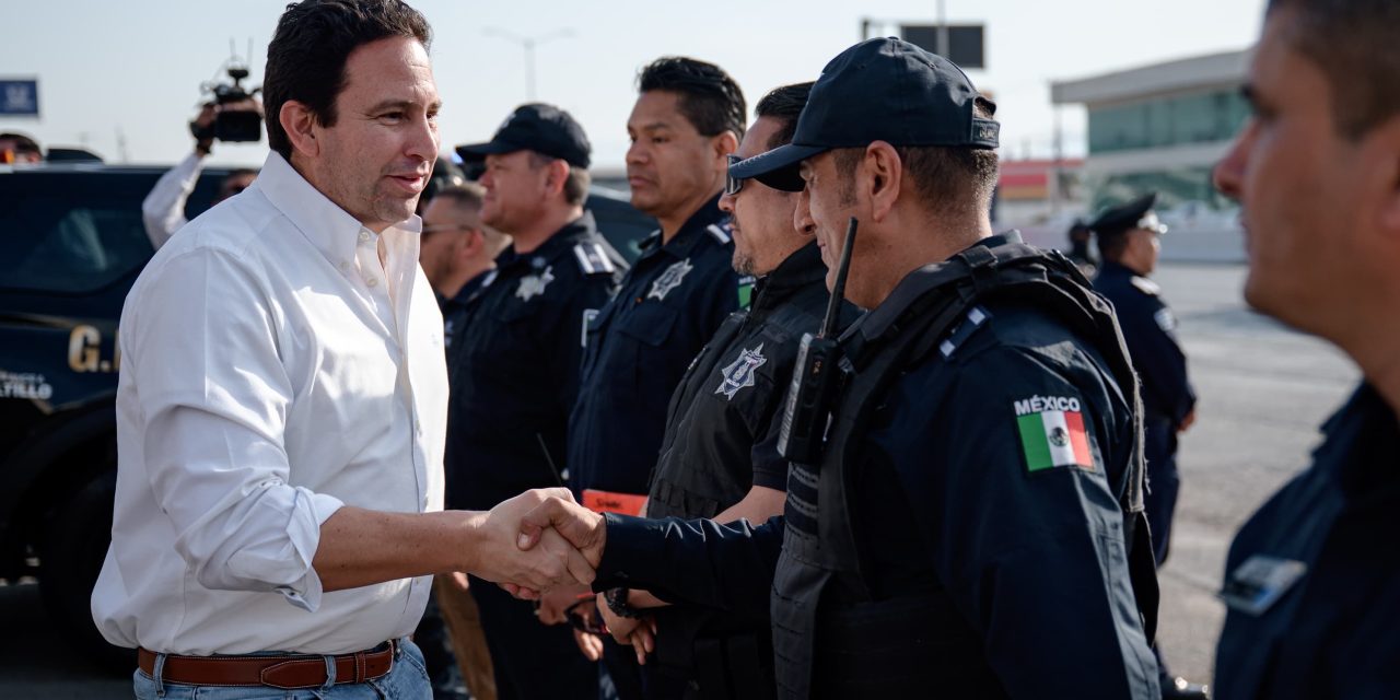 Implementan operativos coordinados para mantener seguro a Saltillo