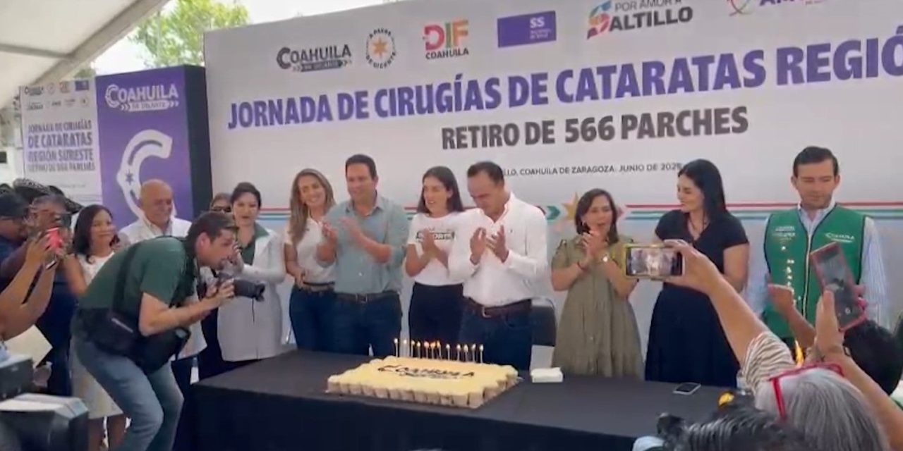 Celebran cumpleaños del gobernador Manolo Jiménez