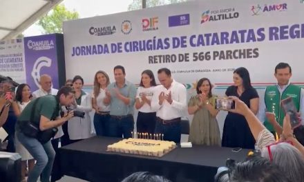 Celebran cumpleaños del gobernador Manolo Jiménez