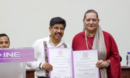 Hugo Aguilar promete erradicar corrupción y nepotismo tras constancia del INE para la nueva SCJN