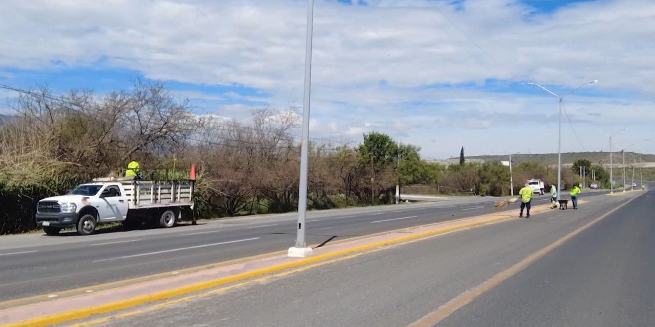 Mejora ‘Aquí Andamos’ la entrada poniente de Saltillo