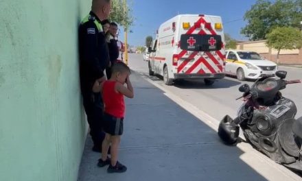 Saltillo: Policías localizan a menor extraviado en calles de la colonia Nueva Tlaxcala
