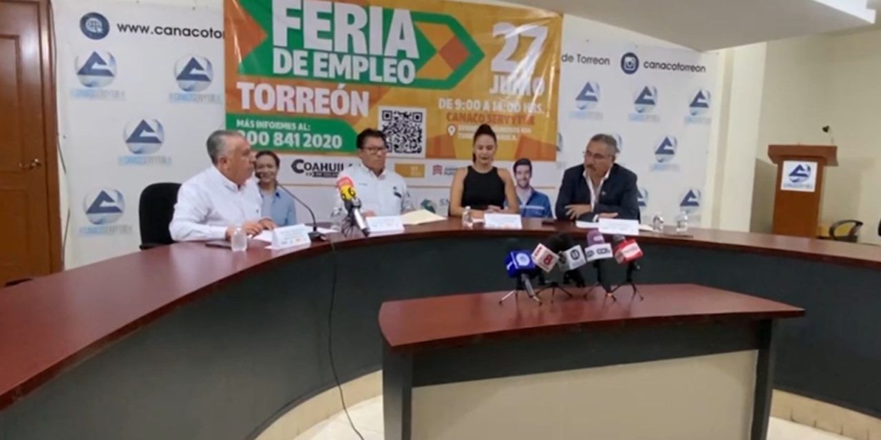 Ofertarán 450 vacantes en Feria del Empleo de Torreón