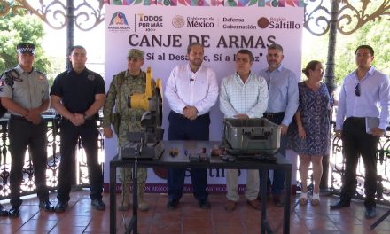 Inicia campaña de Canje de Armas en Ramos Arizpe