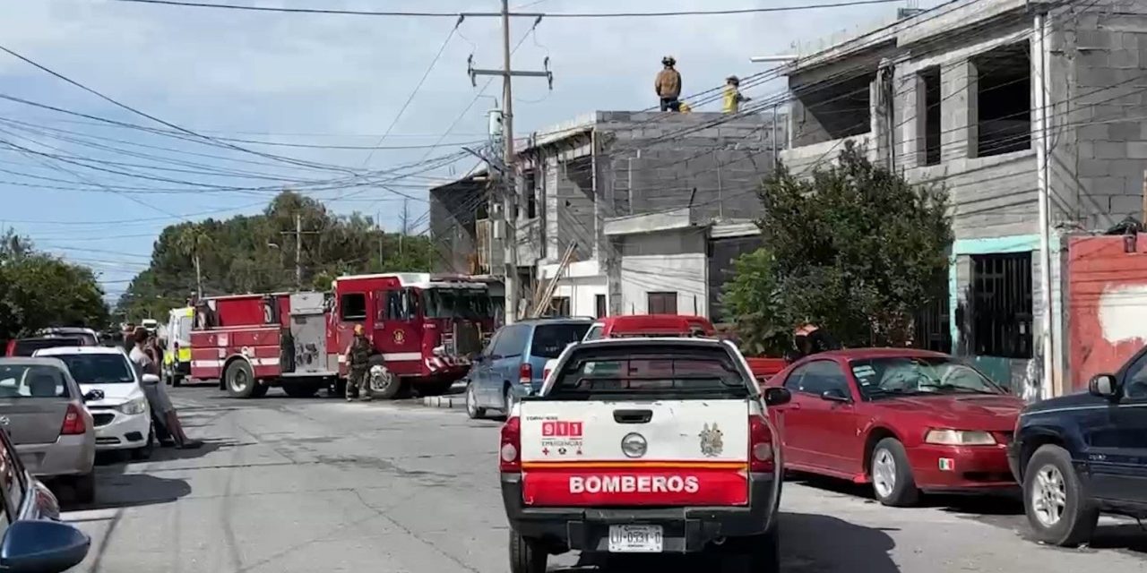 Hombre recibe descarga eléctrica en techo de vivienda