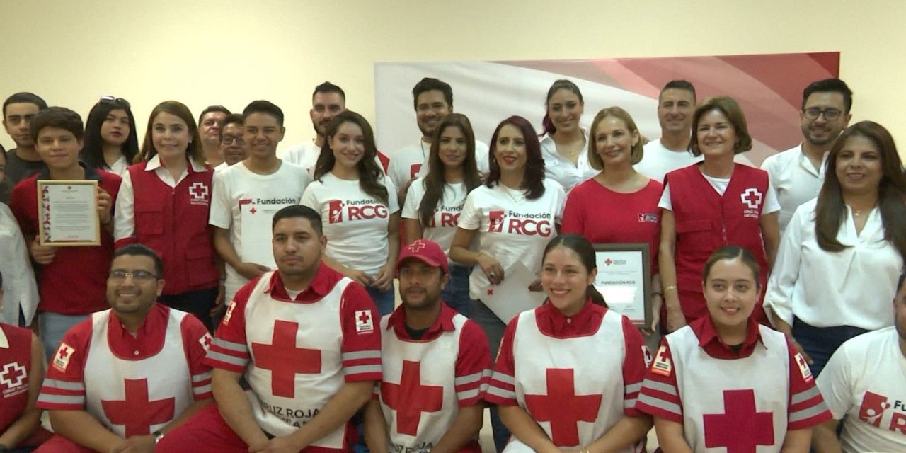 Reconocen a Fundación RCG por su labor en colecta anual de Cruz Roja