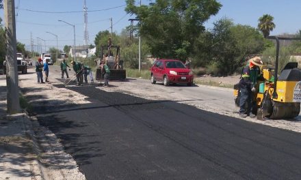 Reparan vialidades de Ramos Arizpe