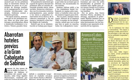 Portada RCG Carbonífera [19 de julio de 2025] Coahuila invierte en infraestructura urbana en todas las regiones; siembran crías de pez en la presa Don Martín y más…