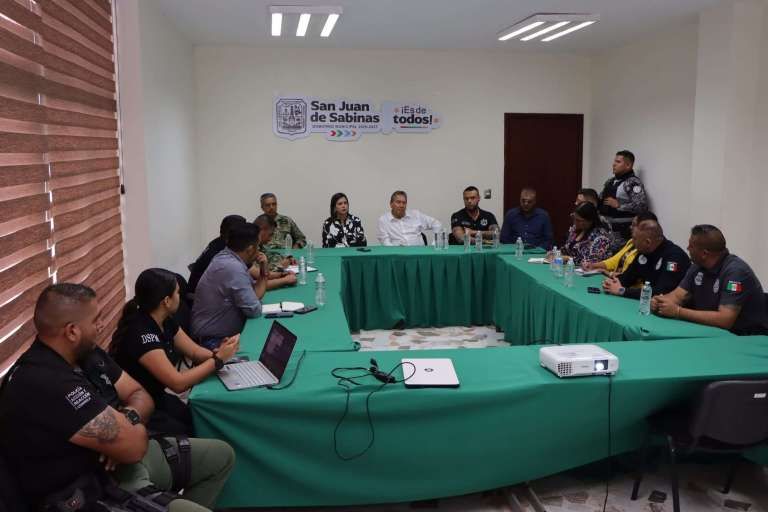 Realizan reunión de seguridad en San Juan de Sabinas