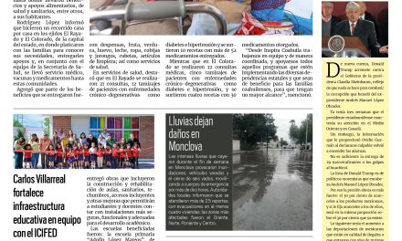 Portada RCG Centro [14 de julio de 2025] Inspira Coahuila lleva beneficios a comunidades rurales; Carlos Villarreal fortalece infraestructura educativa en equipo con el ICIFED y más…