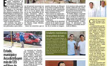 Portada RCG Centro [22 de julio de 2025] Múzquiz sorprende a los turistas este verano; Carlos Villarreal anuncia la convocatoria para la Presea Alonso de León y más…