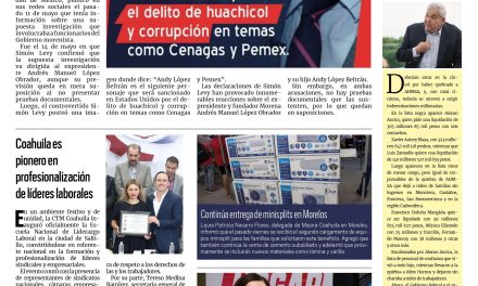 Portada RCG Fronteriza [7 de julio de 2025] AMLO y Andy investigados por huachicol; Coahuila es pionero en profesionalización de líderes laborales y más…