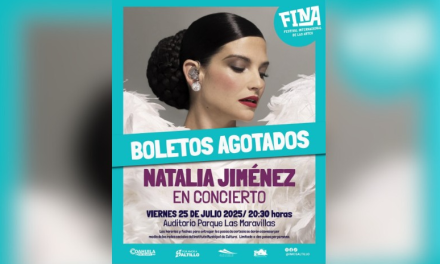 En 15 minutos se agotaron los boletos para el concierto gratuito de Natalia Jiménez