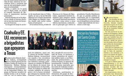 Portada RCG Media [27 de julio de 2025] El tal Andy a todo lujo en Japón; Gobierno de Ramos Arizpe refuerza limpieza con programa de empleo temporal y más…