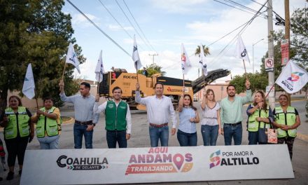 Continúa Javier Díaz trabajos de recarpeteo