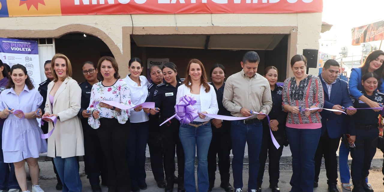 Inauguran puntos Violeta en Parras y en la feria de Saltillo
