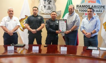 Reconoce Gobierno de Ramos Arizpe a policías municipales