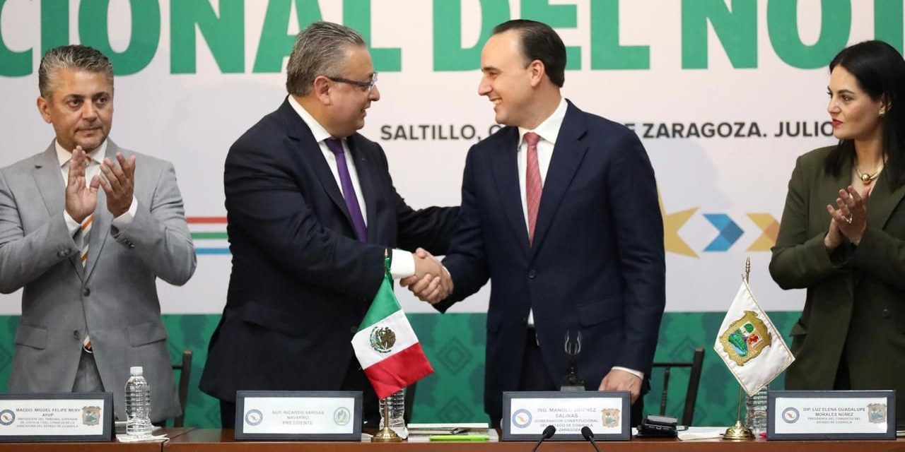Coahuila, sede del Consejo Nacional del Notariado Mexicano