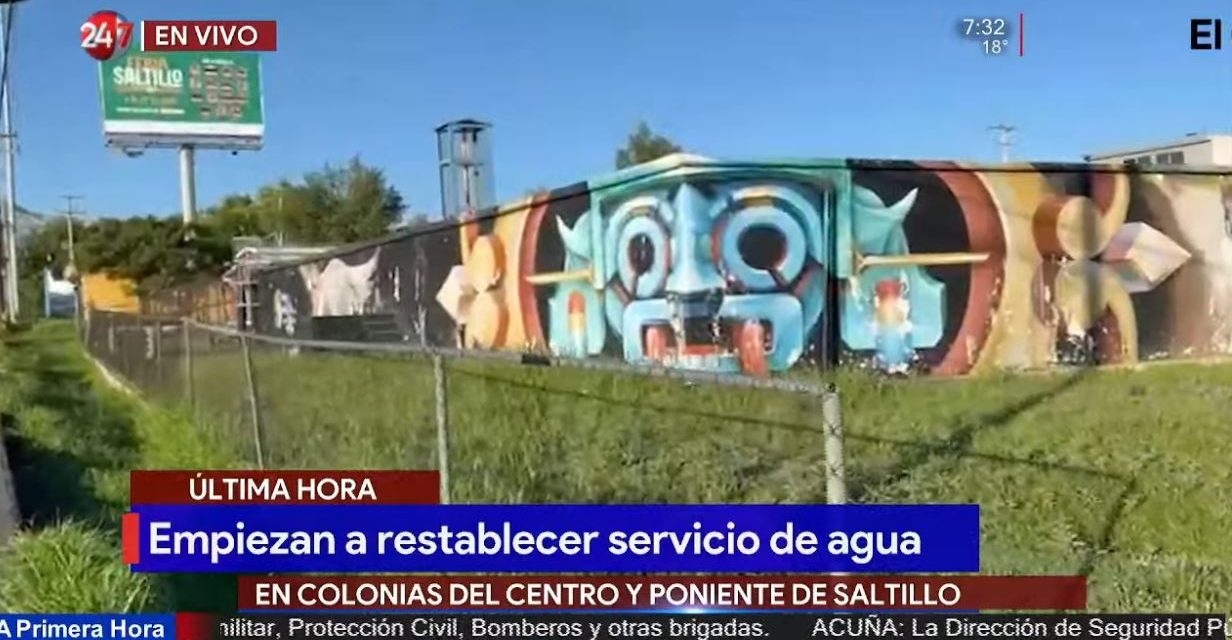 Agsal restablece servicio de agua en Centro y Poniente de Saltillo