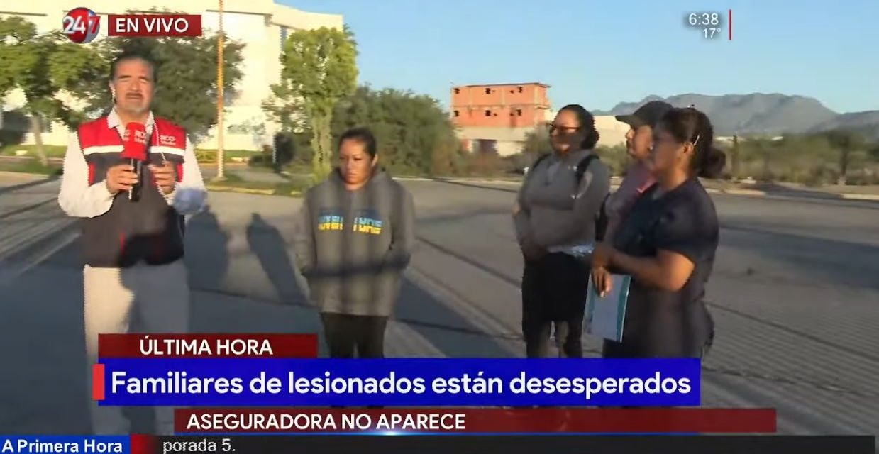 Aseguradora no responde a lesionados de choque de Ruta Ramos Arizpe-Saltillo