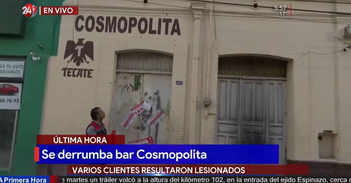 Saltillo: Colapsa techo en bar; clientes resultan lesionados