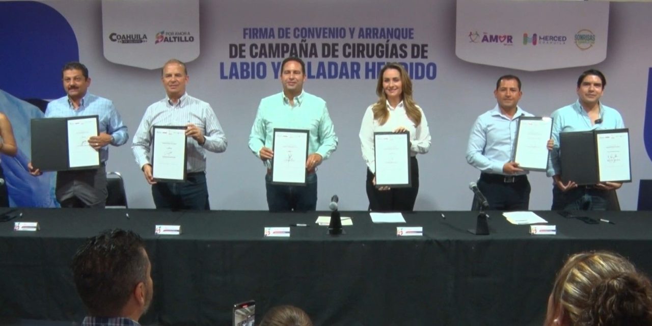 DIF Saltillo inicia campaña de Cirugías de labio y paladar hendido gratuitas