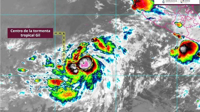 Se forma la tormenta tropical ‘Gil’ en el Pacífico