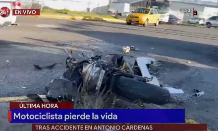 Última Hora: Muere motociclista al chocar contra transporte de personal al sur de la ciudad